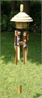 Sendai Bamboo Wind Chime with Oriental Flowers