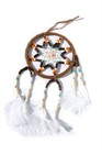 Multi-beaded Dream Catcher, tan