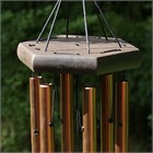 Nature&#39;s Melody Wind Chime, 18 inch bronze