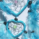 Multi-Heart Dream Catcher, Turquoise