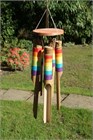 Rainbow Thread Bamboo Wind Chime 