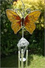 Yellow Butterfly Wind Chime