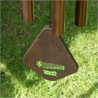Nature&#39;s Melody Wind Chime, 28 inch bronze