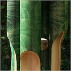 Batu Bamboo Wind Chime, large green