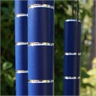 Chorus 40 inch wind chime, cobalt blue