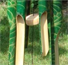 Batu Bamboo Wind Chime, green