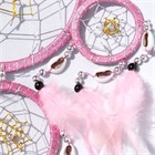 Dream Catcher with Shells, pink (15 cm)