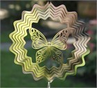Cosmo Spinner Wind Chime with Butterfly