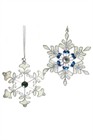 Sparkly Snowflakes, small pair