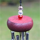 Mini Chime with Crystals, red