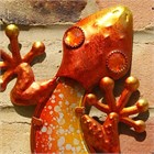 Orange Glass Gecko, 36 cm