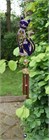 Jewelled Cat Wind Chime, purple