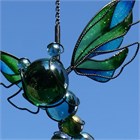 Green and Blue Dragonfly Wind Chime