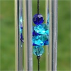 Butterfly Wind Chime with Crystals