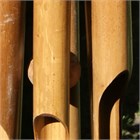 Padi Hat Bamboo Wind Chime, large