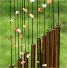 Woodstock Amber Mystic Spiral Wind Chime