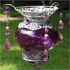 Purple Moroccan Tea Light Lantern