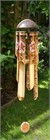 Bamboo Wind Chime with Pink Flower