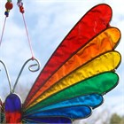 Rainbow Butterfly Suncatcher, large