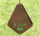 Nature&#39;s Melody Wind Chime, 18 inch forest green