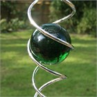 Crystal Vortex with Green Marble