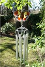 British Butterfly Wind Chime:  Peacock