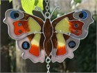 British Butterfly Wind Chime:  Peacock