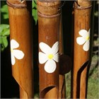 Frangipani Bamboo Wind Chime, medium