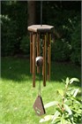 Nature&#39;s Melody Wind Chime, 14 inch bronze