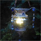 Blue Moroccan Tea Light Lantern