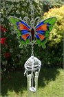 Green Butterfly Wind Chime